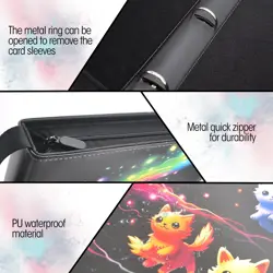 Card Binder for Trading Cards | 9 Pocket with 50 Sleeves up to 900 Cards | Ho... - Image 4