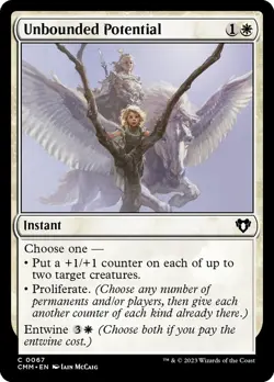 Unbounded Potential, Commander Masters, MTG, Common Card, 0067 - Image 1