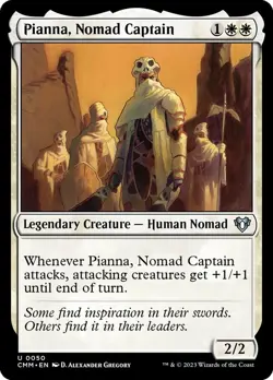 Pianna, Nomad Captain, Commander Masters, MTG, Uncommon Card, 0050 - Image 1