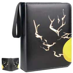 Card Binder 9-Pockets, 900 Pockets Card Holder with 50 Removable Sleeves, Tra... - Image 1