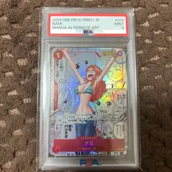 PSA9 ONE PIECE Card Game Nami OP01-016 Manga Alt Art Parallel The Best Japanese - Image 1