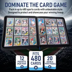 Premium TCG Card Binder For 480 Side Loading Pockets | Sports Trading Card Bi... - Image 3