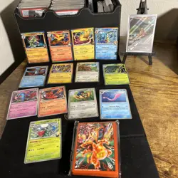 Pokemon TCG Kangaskhan Illustration Rare 204/182 Card Lot - Holos, Charizard - Image 1
