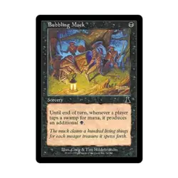 WOTC MtG Urza's Destiny Bubbling Muck (C) VG - Image 1