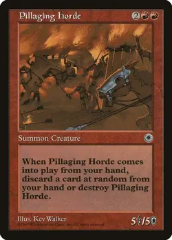 MTG - Pillaging Horde - Portal - X1 - (LP) - - Image 1