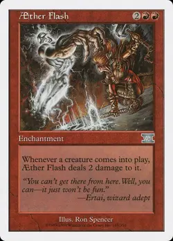 MTG - Aether Flash - Classic Sixth Edition - X1 - (LP) - - Image 1