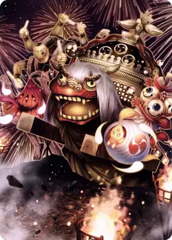 🧙March Of Reckless Joy 62/81 Art Series NEO Neon Dynasty MTG - Image 1