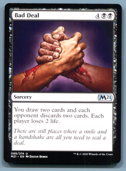 MTG Bad Deal Core Set 2021 #89 M21 Uncommon - Image 1