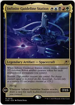 MTG Edge Of Eternities Infinte Guideline Station (Rare) - Image 1