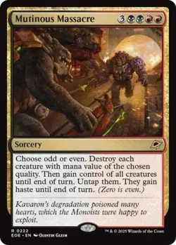Mutinous Massacre - Near Mint MTG Edge of Eternities - Image 1