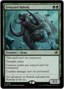 MTG Edge Of Eternities Frenzied Baloth (Rare) - Image 1