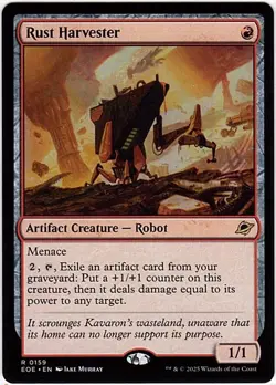 MTG Edge Of Eternities Rust Harvester (Rare) - Image 1