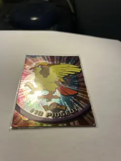 Pokemon Pidgeot #18 Topps 1999 TV Animation Ed Holo Foil Topps Black Logo LP - Image 3