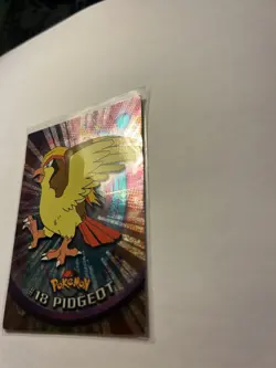 Pokemon Pidgeot #18 Topps 1999 TV Animation Ed Holo Foil Topps Black Logo LP - Image 5