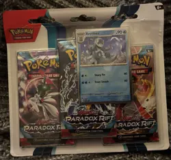 Pokemon Paradox Rift 3 Pack - Blister Pack. New And Sealed. - Image 2
