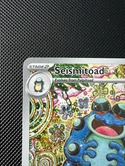 Seismitoad 105/086 Illustration Rare Pokemon S&V BLACK BOLT English Shinji Kanda - Image 5