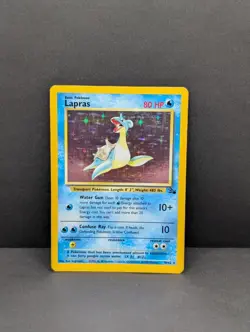 Lapras 10/62 Fossil Holo Excellent Condition Pokemon TCG - Image 1