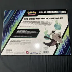Pokemon TCG Sun & Moon Alolan Marowak GX Box FACTORY SEALED!! A - Image 2