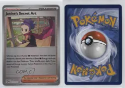 Janine's Secret Art Poke Ball Foil Pokemon Prismatic Evolutions PRE #112 1jq9 - Image 3