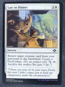 Late to Dinner Foil - Mtg Magic Cards #1VI - Image 1