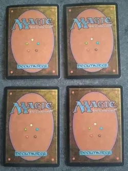 4x Signed MTG Cursed Scroll Japanese MISPRINT 2 Mana Activation Tempest TMP - Image 2