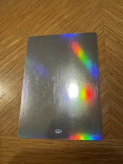 Magic The Gathering MTG Blank Foil Rare Full Art Card (Print Error) - Image 1