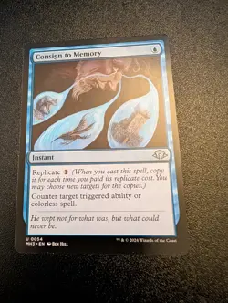 MTG NM Consign to Memory Modern Horizons 3 0054 Regular Uncommon - Image 1