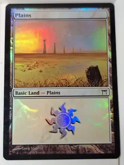 Plains 290 - FOIL - Champions of Kamigawa - Magic the Gathering MTG Nice! - Image 1