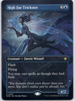 High Fae Trickster (Borderless) [Foundations] (FDN) [MTG] Magic 307 - Image 1