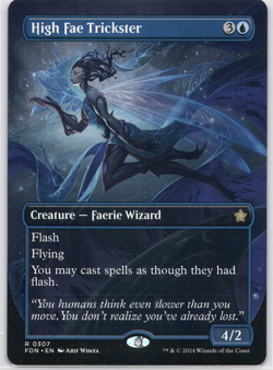 High Fae Trickster (Borderless) [Foundations] (FDN) [MTG] Magic 307 - Image 1