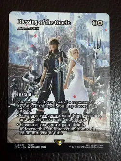 Mtg FCA Final Fantasy Blessing Oracle - Akroma’s Will -NM - Image 1