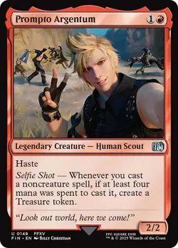 Prompto Argentum , Final Fantasy , #148 MTG - Image 1