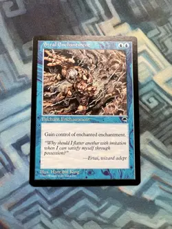 MTG Steal Enchantment NM-/EX+ Tempest - Image 1