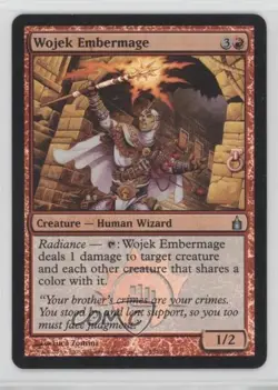 Wojek Embermage Foil Magic: Ravnica: City of Guilds #152 2005 7m3 - Image 1