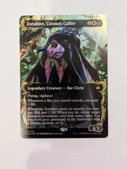 Zoraline, Cosmos Caller (Borderless) (Raised Foil) Bloomburrow Foil - Image 1