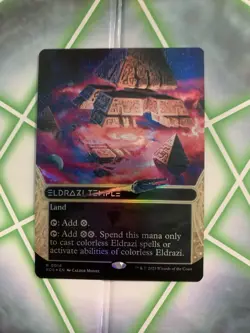 Eldrazi Temple (0014) (Borderless) Edge of Eternities: Stellar Sights Foil NM - Image 1