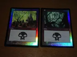 FOIL Lands lot Odyssey Japanese x10 mtg SP,MP [FC] E - Image 4