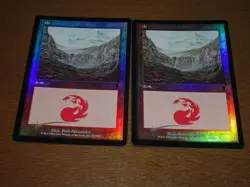FOIL Lands lot Odyssey Japanese x10 mtg SP,MP [FC] E - Image 5