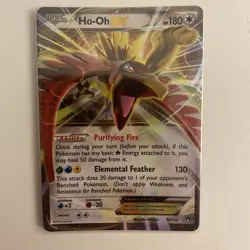 Pokemon TCG Ho-Oh EX Card 92/122 Breakpoint - Image 1