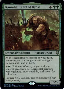 MTG Kamahl, Heart of Krosa (237) | NM Foil | Commander Legends (CMR) - Image 2