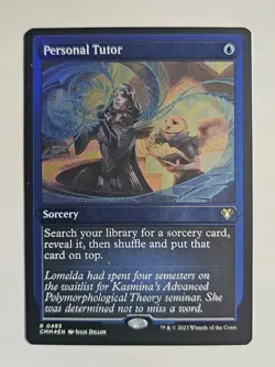 MTG Personal Tutor Foil Etched NM CMM Magic - Image 1