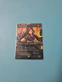 MTG Tifa Lockhart (Borderless) Final Fantasy PTQ Promo (P 0002) Nonfoil NM 1X - Image 1