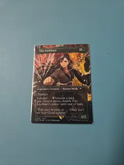 MTG Tifa Lockhart (Borderless) Final Fantasy PTQ Promo (P 0002) Nonfoil NM 1X - Image 2