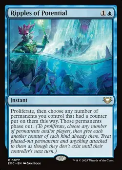 MTG Ripples of Potential, NM-Mint, English Commander: Edge of Eternities - Image 1