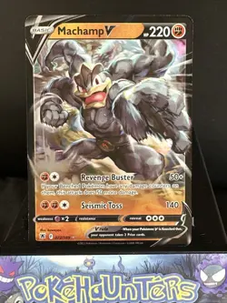 Pokemon Card Machamp V 072/189 Astral Radiance Holo Ultra Rare NM - Image 1