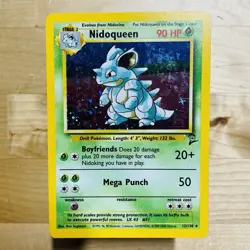 Vintage 2000 Nidoqueen 12/130 Base Set 2 Holo Rare LP English Pokemon WOTC Card - Image 3