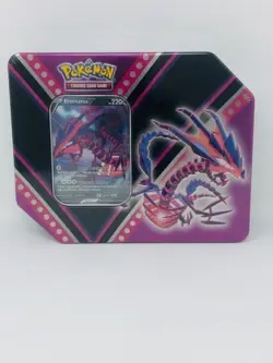 Exclusive Pokemon TCG V Powers Tin - Eternatus V - Sun & Moon/Sword & Shield - Image 1