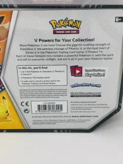 Exclusive Pokemon TCG V Powers Tin - Eternatus V - Sun & Moon/Sword & Shield - Image 3