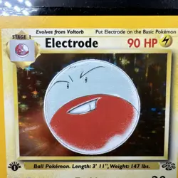 ELECTRODE Pokemon Card - WOTC - 1st Edition - Jungle - 2/64 - HOLO - NM - Image 3