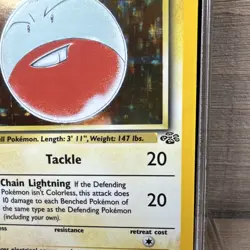 ELECTRODE Pokemon Card - WOTC - 1st Edition - Jungle - 2/64 - HOLO - NM - Image 5